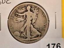 * Semi-key 1919-D Walking Liberty Half Dollar