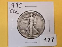 Better Date 1919-S Walking Liberty Half Dollar