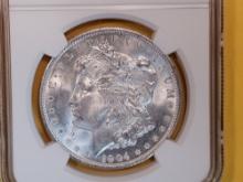 NGC 1904-O Morgan Dollar in Mint State 64