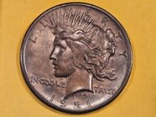 ** KEY DATE ** 1921 Peace Dollar in Extra Fine