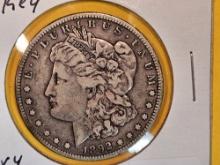 * Semi-key 1892-S Morgan Dollar