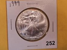 GEM Brilliant Uncirculated 1999 American Silver Eagle