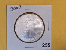 GEM Brilliant Uncirculated 2007 American Silver Eagle