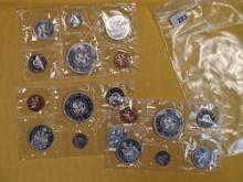 Three GEM Prooflike 1964 Canada Silver BU Coin Sets
