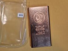 One KILO .999 fine Copper bar