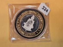 GEM Ten Dollar .999 fine silver Casino Gaming Token