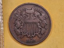 1865 Two Cent Piece