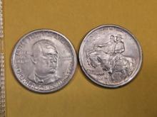1946 and 1925 Commemorative silver half dollars