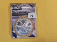 PERFECT! ANACS 2021 American Silver Eagle in Mint State 70