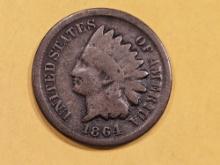 1864 Bronze Indian Cent