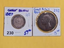 Two Better Great Britain coins