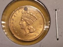 GOLD! 1856 Indian Head Dollar