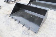 2024 66" BUCKET WITH TEETH SKID STEER ATTACHMENT