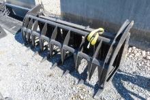 2024 MID-STATE 84'' EXTREME RAKE ROOT GRAPPLE SKID STEER ATTACHMENT