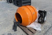 CONCRETE MIXER SKID STEER ATTACHMENT