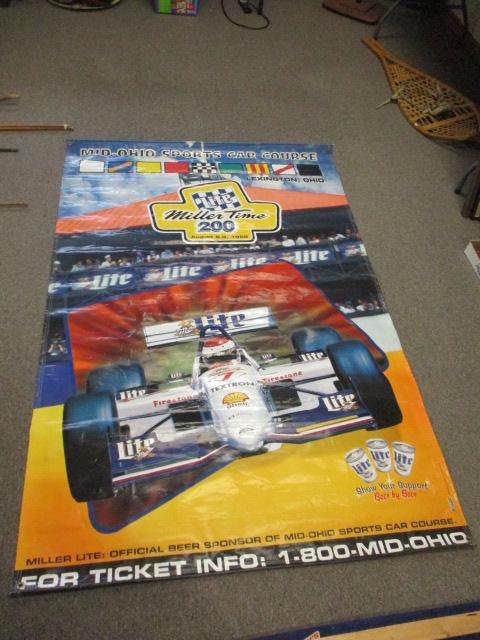 Kirby Fully Loaded Good Year Tire Advertising Poster + Bonus Miller Lite Banner