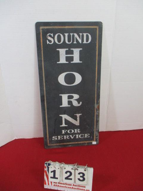 Sound Horn for Service Sign