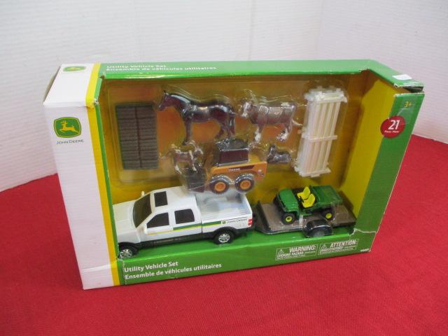 John Deere Scale Model Utility Vehicle Set