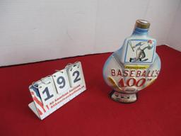 Jim Beam Major League Baseball 100 Year Decanter