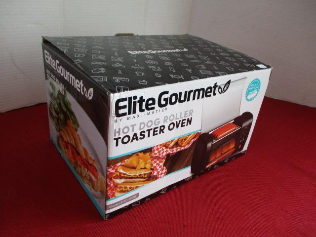 Elite Gourmet Hot Dog Roller Toaster Oven