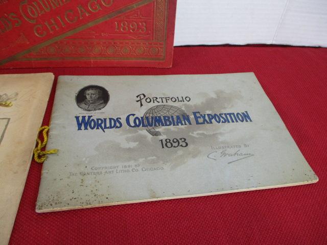 1893 Columbian Expedition Chicago, IL. Portfolios and Almanacs