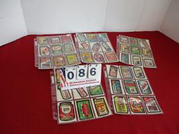 Topps Vintage Wacky Stickers-Lot of 45
