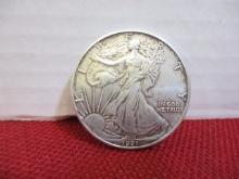 1991 .999 Walking Liberty Dollar Ounce Silver Round