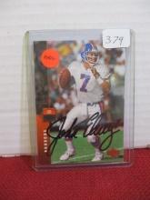 John Elway Autographed Trading Card