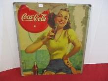 1940's Coca-Cola Cardstock Advertising