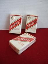 Marvel NOS Vintage Cigarette Packs-Lot of 3