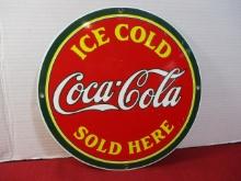 Coca-Cola Porcelain Advertising Sign