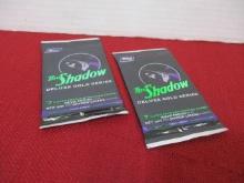 Topps "The Shadow" Deluxe Gold Series trading card Packs-2 Unopened Foil Packs