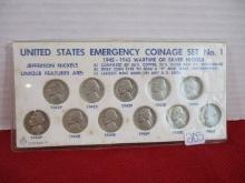 United States Emergency Coinage Set No.1