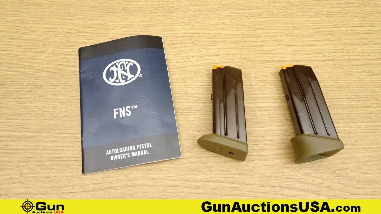 FN FNS-9C 9X19 Pistol. Excellent. 3.5" Barrel. Shiny Bore, Tight Action Semi Auto Features a Two Ton