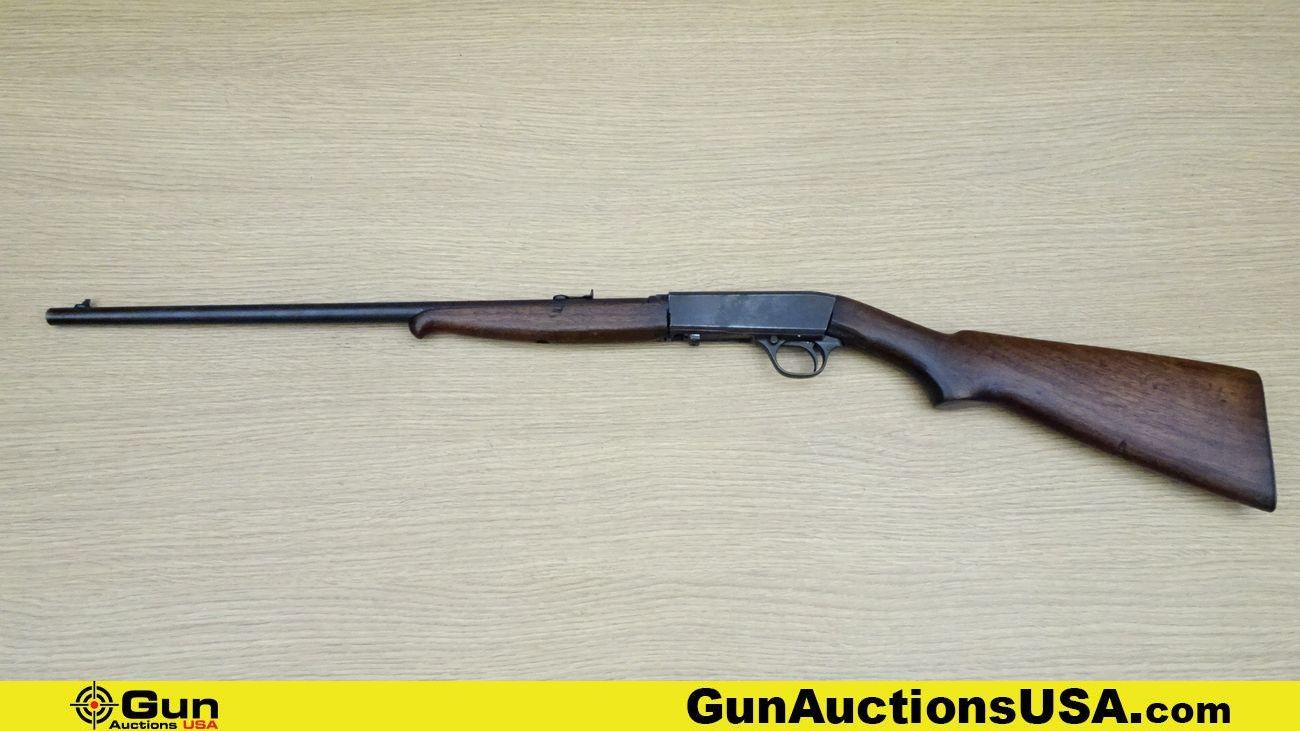 Remington 24 .22 Short Rifle. Fair Condition. 19" Barrel. Shootable Bore, Tight Action Semi Auto Fea