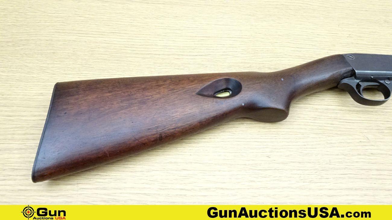 Remington 24 .22 Short Rifle. Fair Condition. 19" Barrel. Shootable Bore, Tight Action Semi Auto Fea