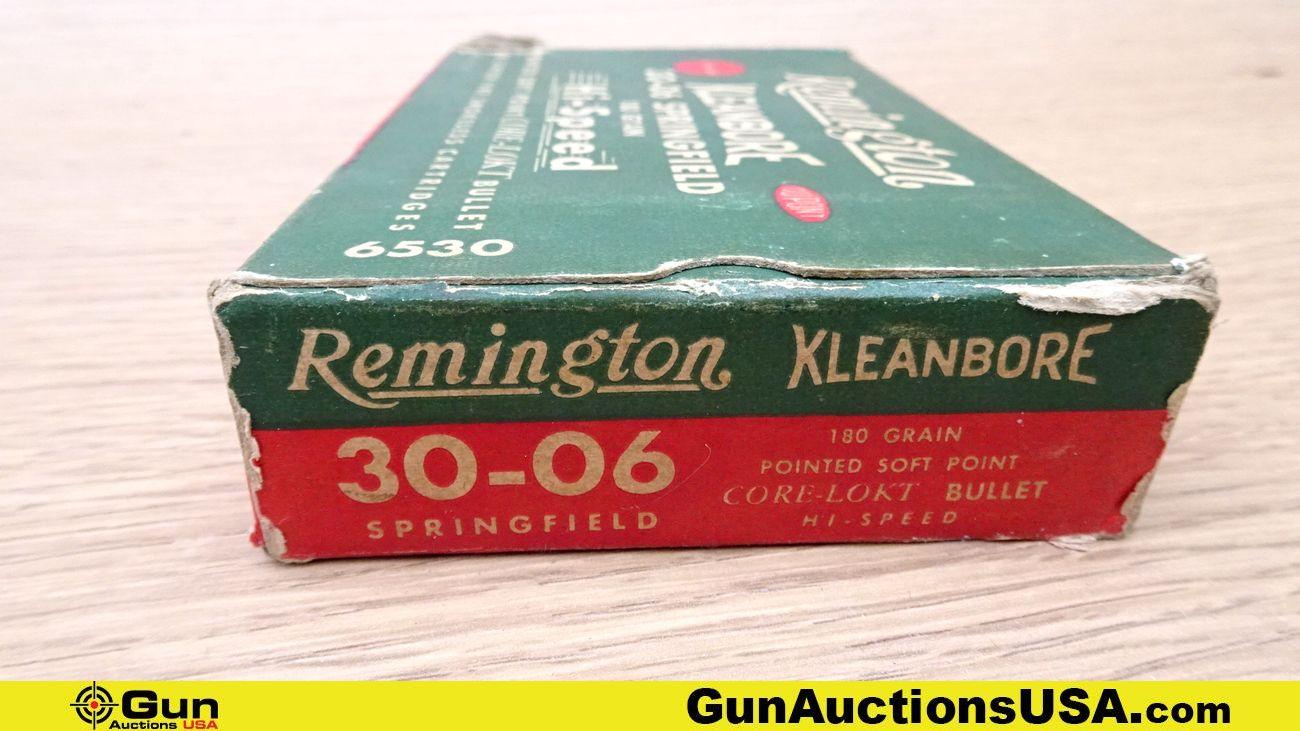 Remington, Frankford Arsenal, & Browning. 30-06, 308 WIN, & 300 WIN MAG. Ammo. 136 Total Rds; 76 Rds