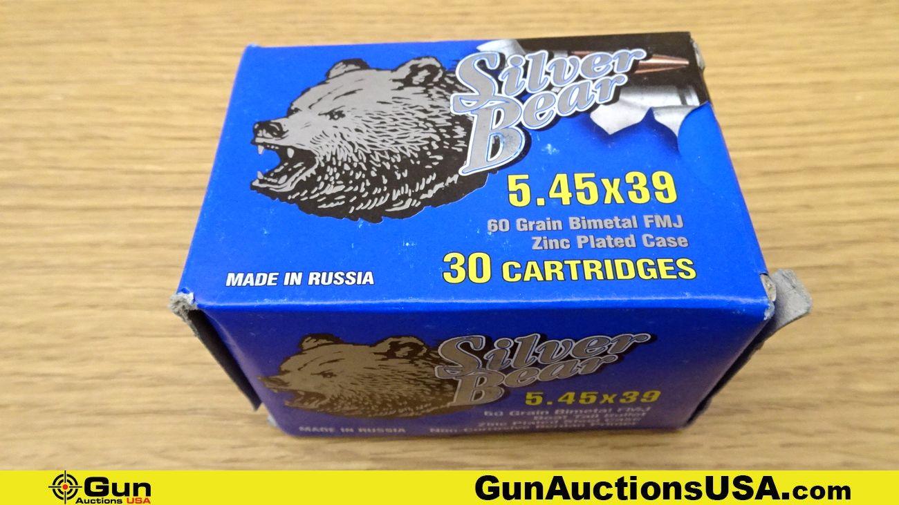 Silver Bear 5.45x39 Ammo. Total Rds.- 300.. (69936)