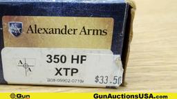 Alexander Arms & Winchester 50 Beowulf, 12 Ga, 40 S&W, & 7.62x51. Ammo. Total Rds.- 166; 56 Rds- 50