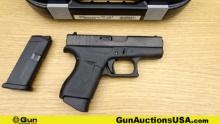 Glock 42 Pistol. Excellent. 3.25" Barrel. Shiny Bore, Tight Action Semi Auto GEN 5 Model with a Whit
