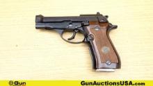 PIETRO BERETTA 84BB 9MM-.380 Pistol. Very Good. 3.75" Barrel. Shiny Bore, Tight Action Semi Auto The