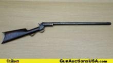Stevens MODEL 1864 .44 Caliber Rifle . Good Condition. 25.5" Barrel. Break Action Features a Tip Up