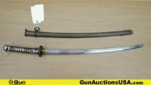 JAPANESE TYPE 95 Sword. Excellent. JAPANESE TYPE 95, NCO Combat Sword, Katana WWII, Clean Blade, Tok