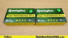 Remington 375 H&H MAG Ammo. Total Rds.- 40.. (69680) (GSCT82)