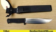 Fallkniven A1 HEAVY DUTY Knife. Excellent. Stainless Steel Spear Point Tactical Knife Features Rubbe