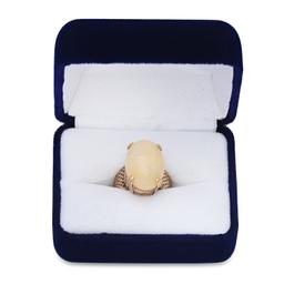 14K Yellow Gold Setting with 16.30ct Opal Ladies Ring