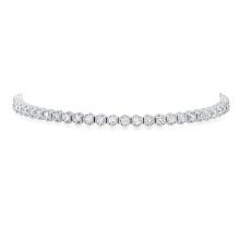 14K White Gold and 2.10ct Diamond Bracelet