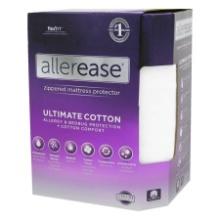 Allerease Ultimate Cotton Allergy Relief Zippered Mattress Protector, Full, Retail $40.99
