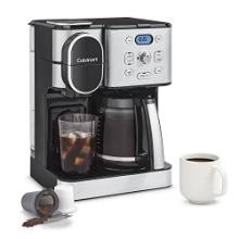 Cuisinart 12 Cup Stainless Steel Drip Coffee Maker with Single Serve Option, Retail $200.00