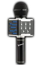The Voice Champ Deluxe Karaoke Microphone Speaker, Black, Retail $40.00